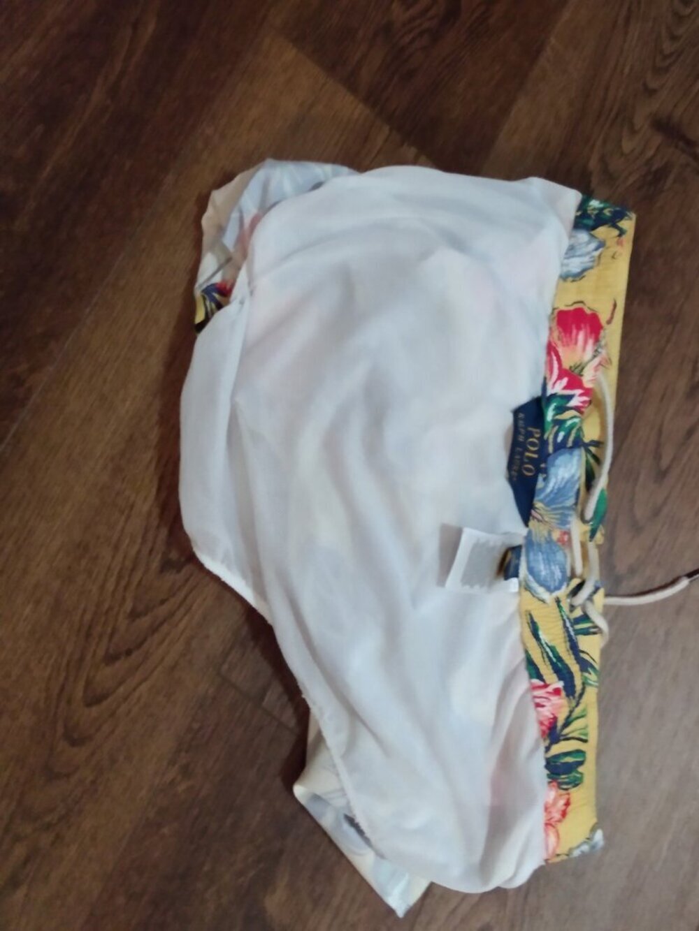 Mens Ralph Lauren Polo Swim Trunks Shorts Floral Small Hawaiian Tropical Shorts - Picture 5 of 6